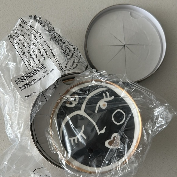 NWT SOLD OUT Jonathan Adler Marseilles Coasters Set of 4 Discontinued - Picture 13 of 14